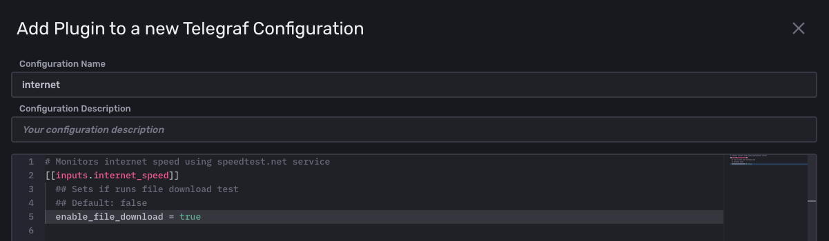 Add-plugin-to-a-new-Telegraf-Configuration