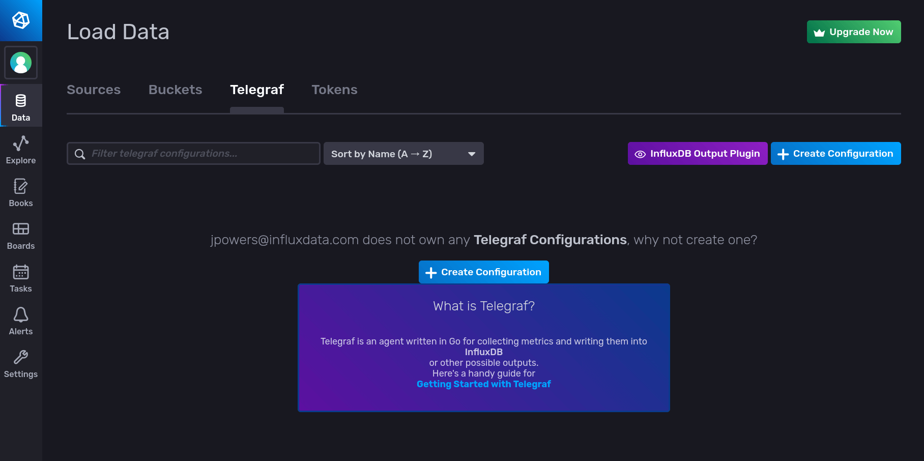Get started with Telegraf