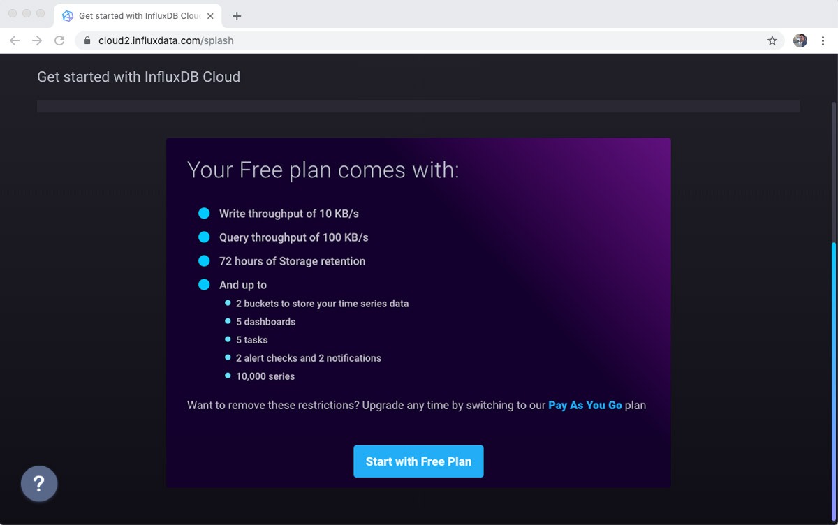 Getting started - Free Plan
