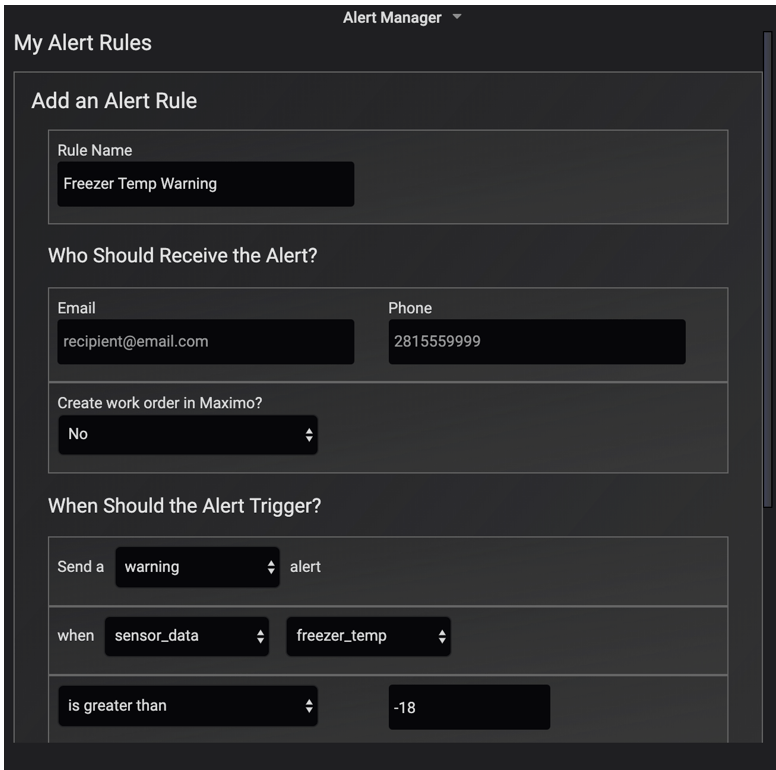 InfluxDB smart workplace - configuring Kapacitor alerts