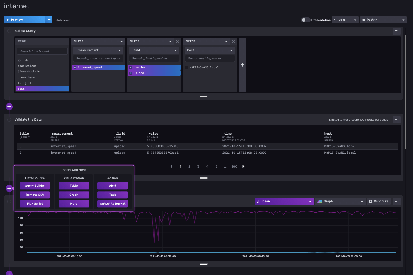 Query your data in Notebooks
