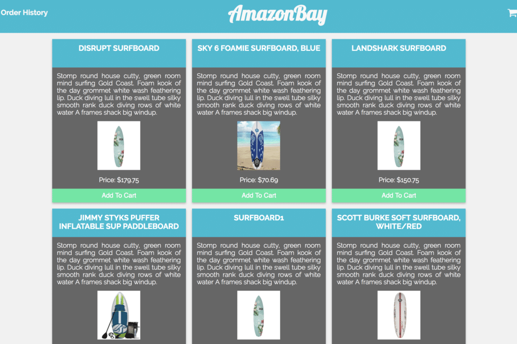 AmazonBay application image