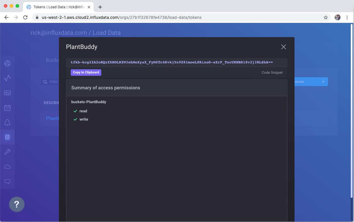 InfluxDB Cloud - summary of access permissions