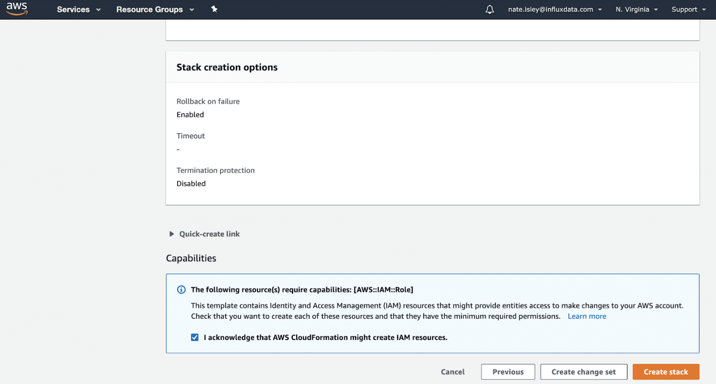 CloudFormation - create resources