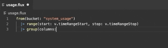 Flux language error demo