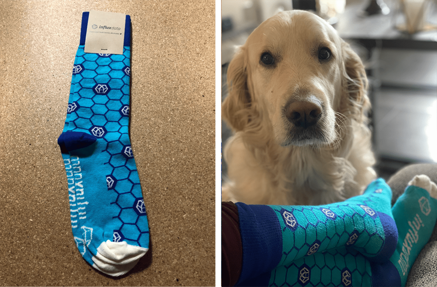 InfluxDB Cloud - user research InfluxData socks gift card