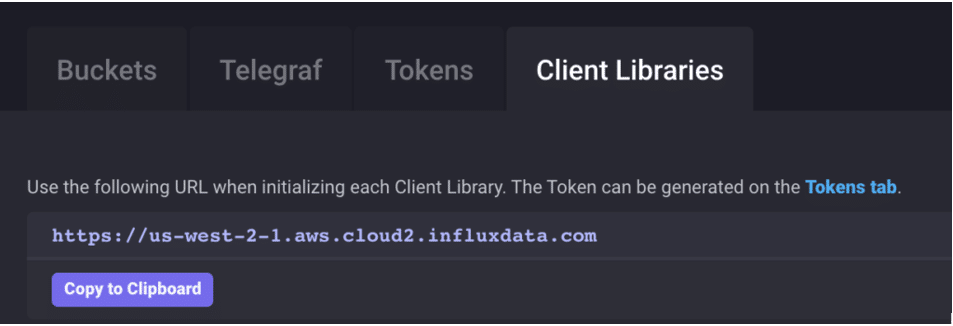 InfluxDB load data client libraries