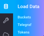 InfluxDB load data command