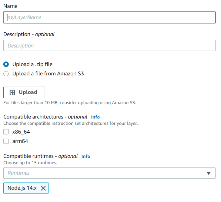 Nodejs - lambda function