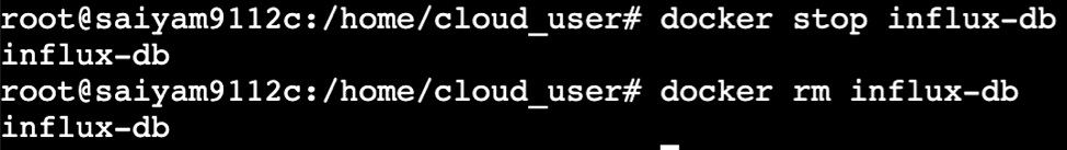 Remove the container