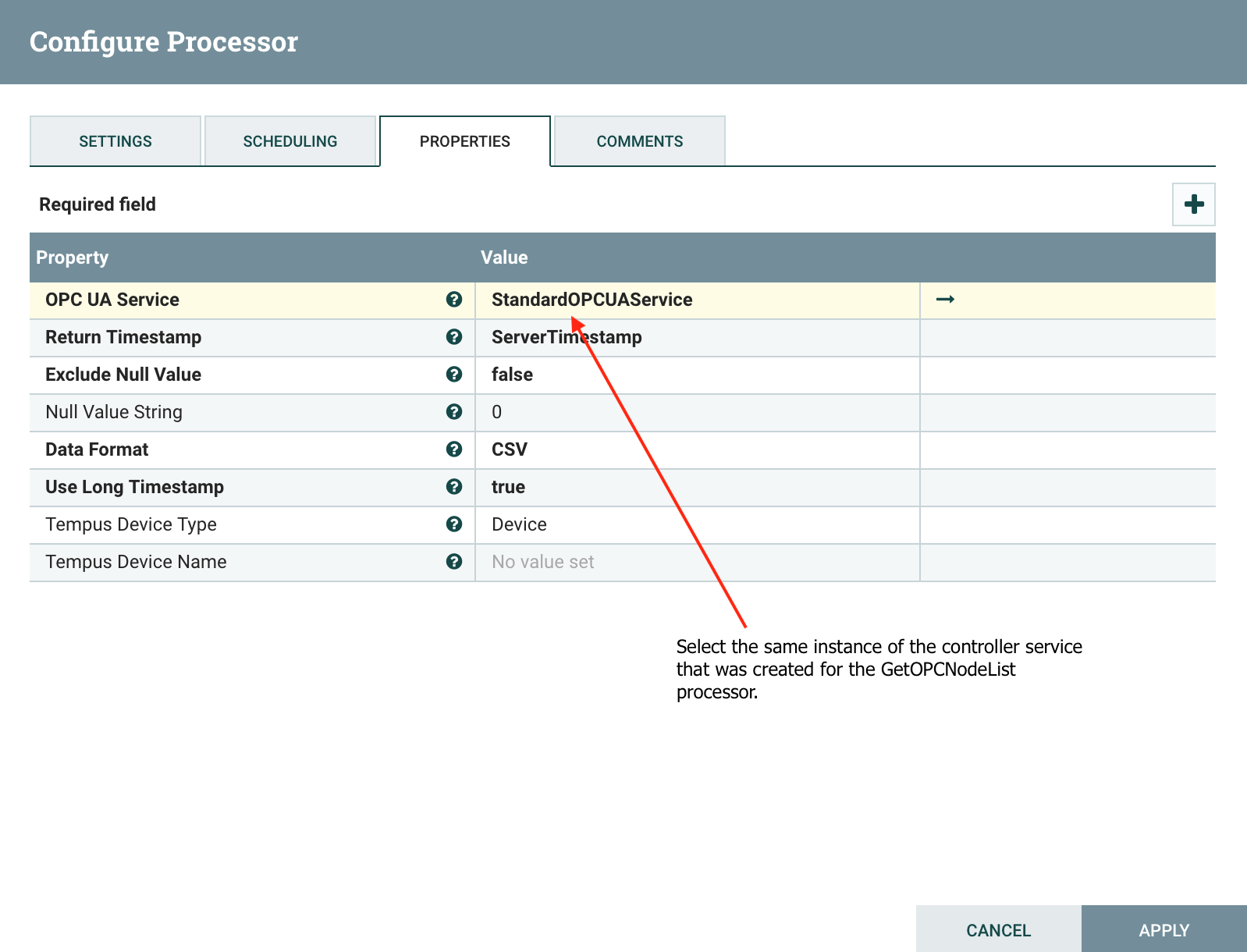 Get OPC data