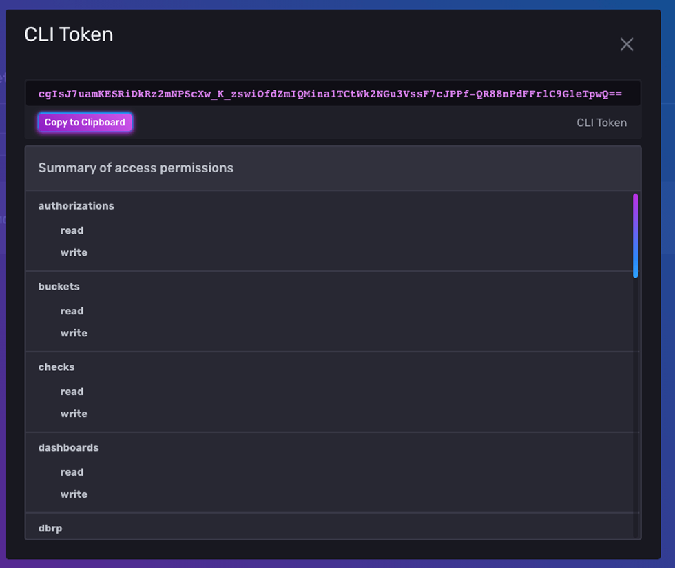 CLI-Token