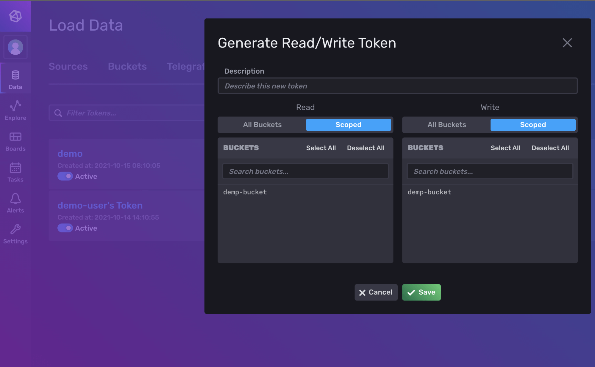 Generate token