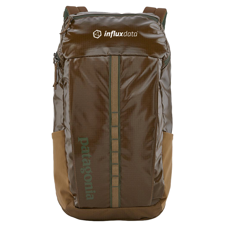 InfluxData-backpack-brown