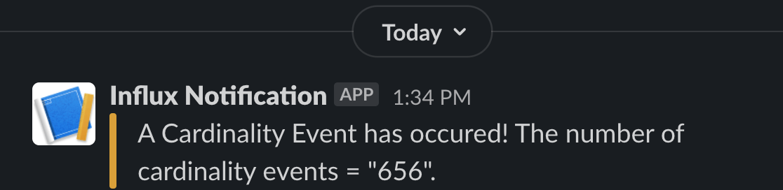 Slack alerts