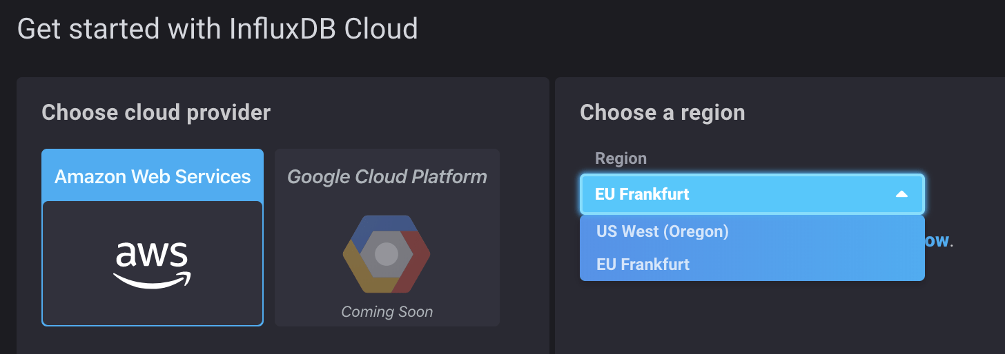 InfluxDB Cloud Europe