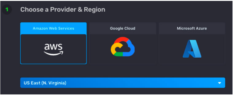 influxdb cloud provider region