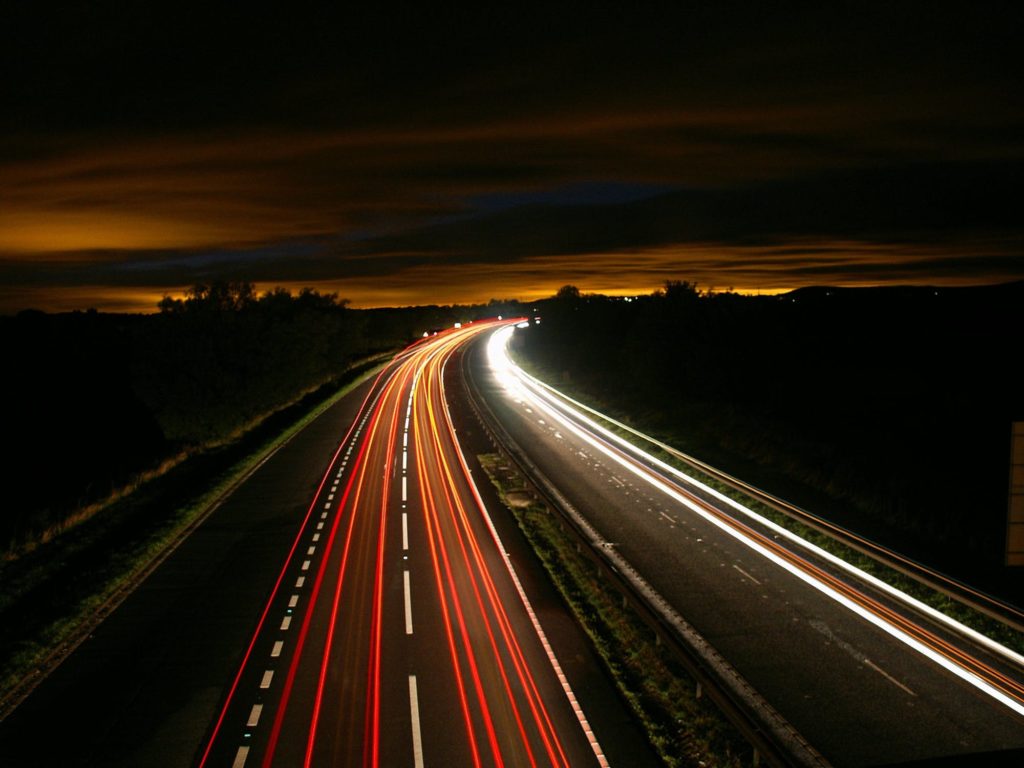 Traffic time lapse